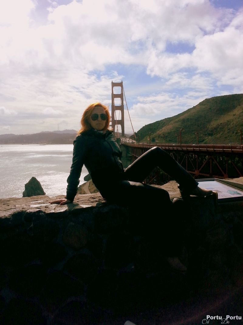 Ja i most Golden Gate