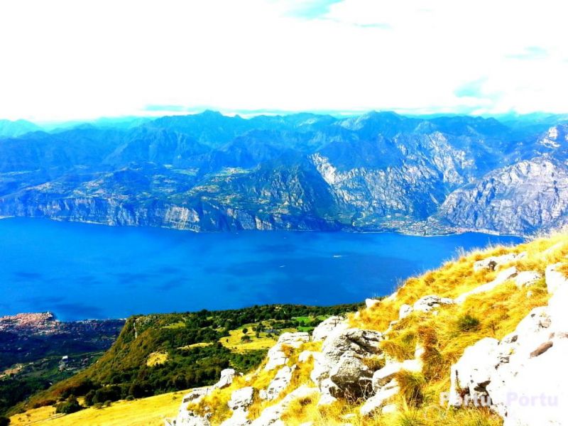 Jezioro Garda z góry