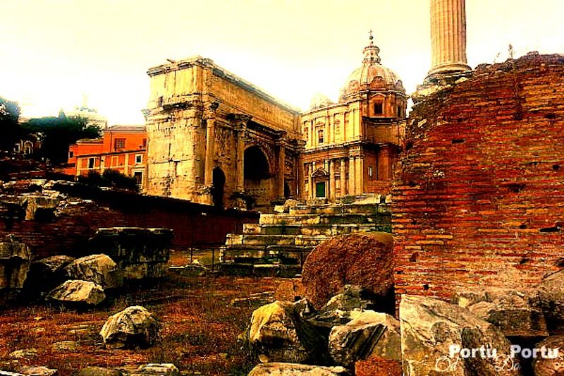 Spacerując po Forum Romanum